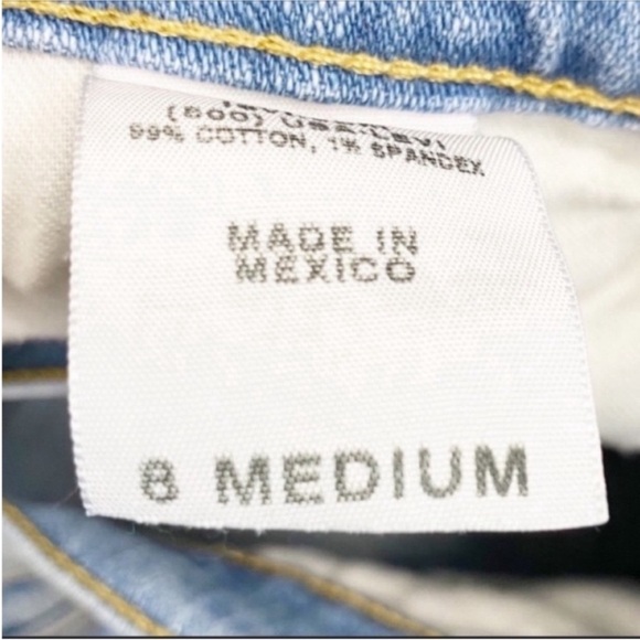 LEVI’S 515 bleached splattered tie dye jeans 8 - Picture 7 of 8